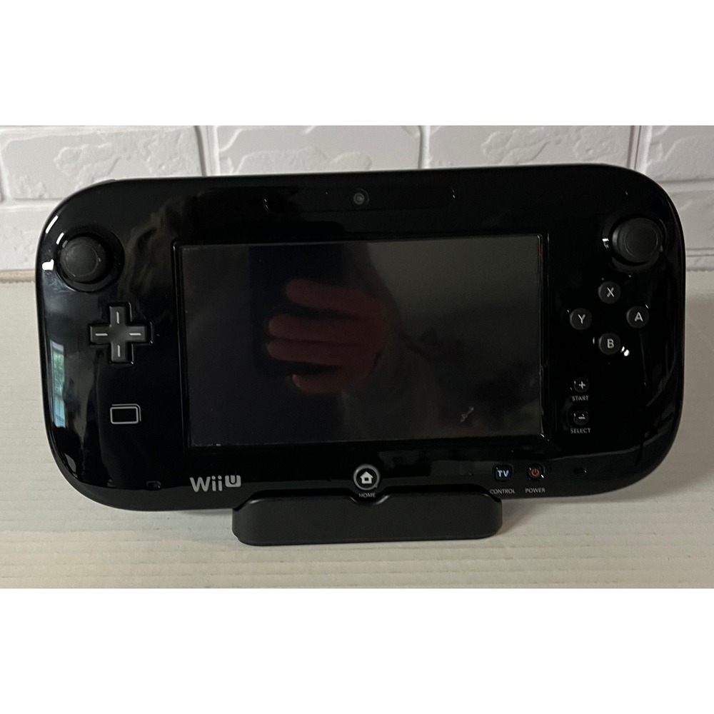 Nintendo Wii U GamePad Controller Unisex OS Black WUP-010 USA - Picture 4 of 7